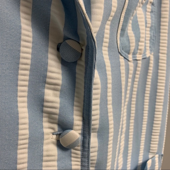 Vintage SET matching 1970s Women’s Stripe Outfit - Picture 7 of 16